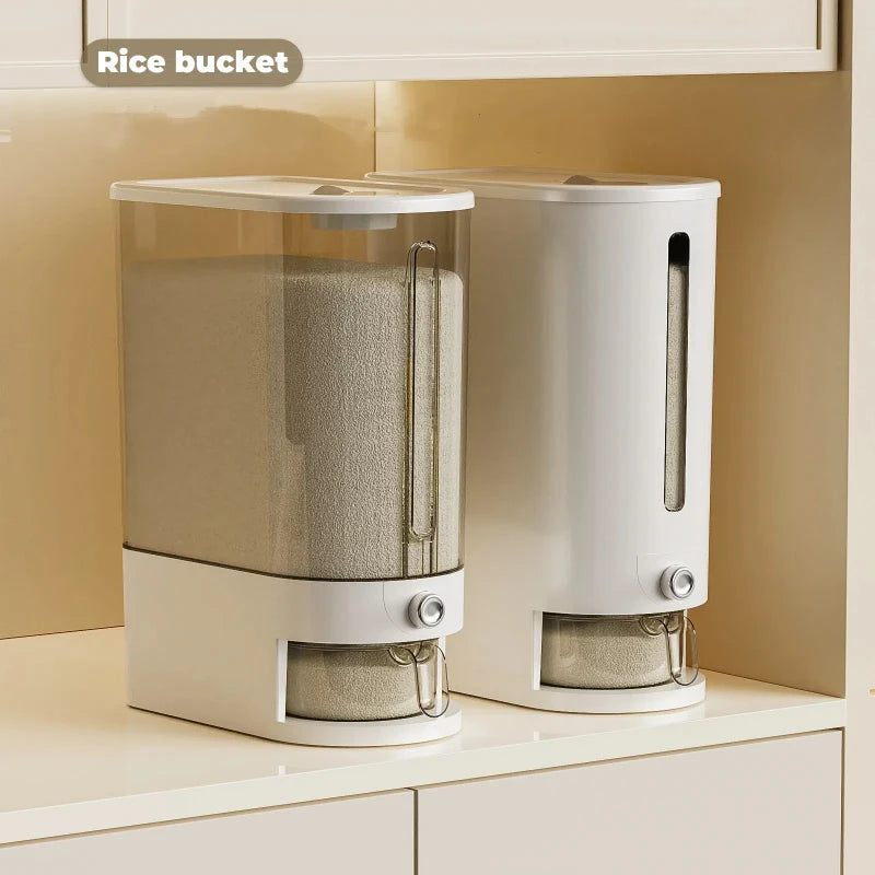 Dispenser automático de cereais e arroz