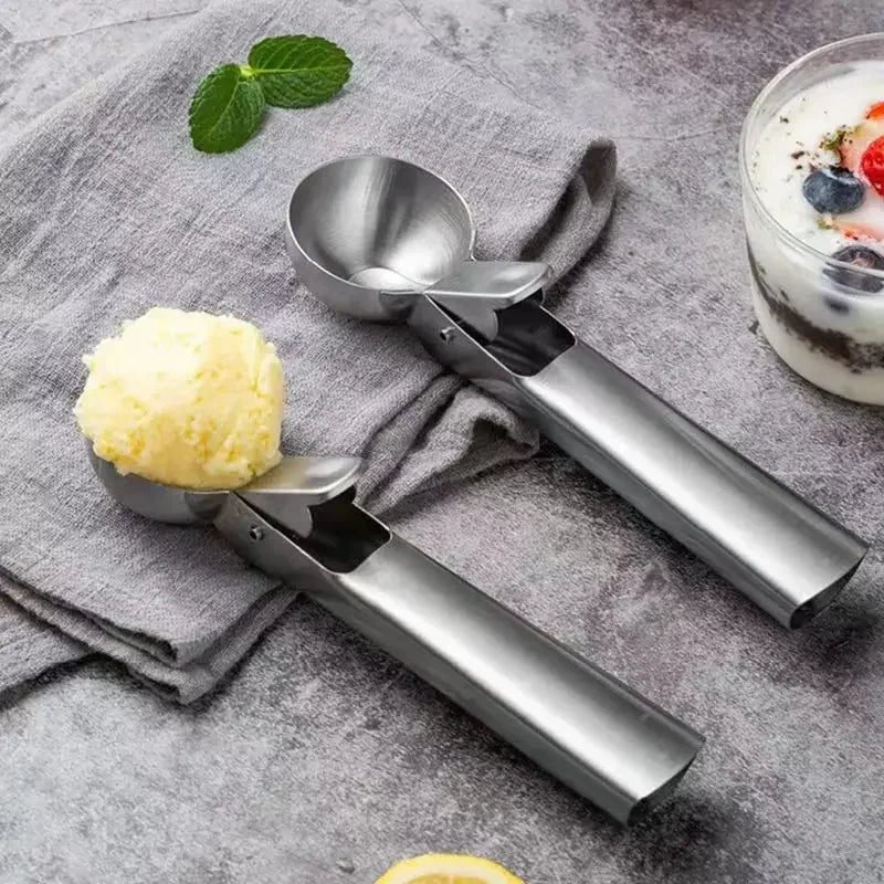 Colher de sorvete de aço inox