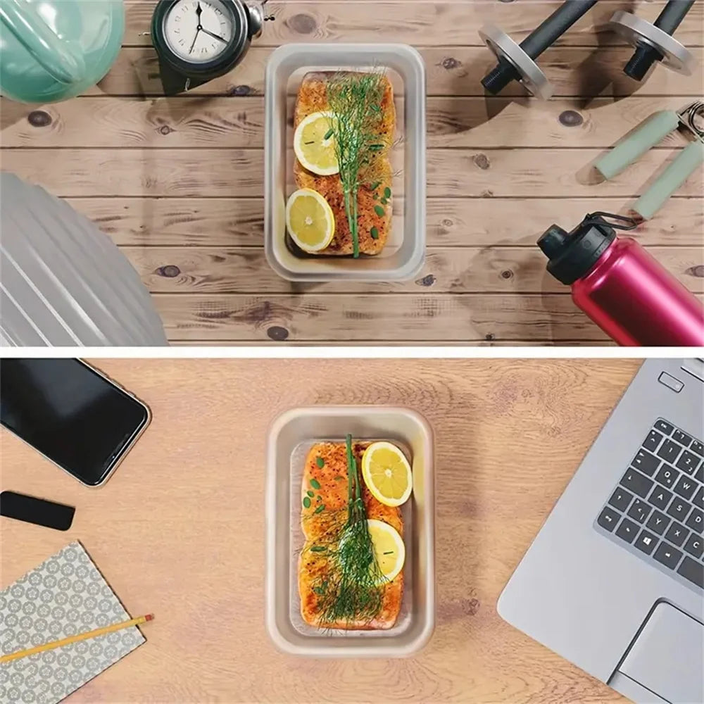 Conjunto de recipientes para alimentos de cozinha