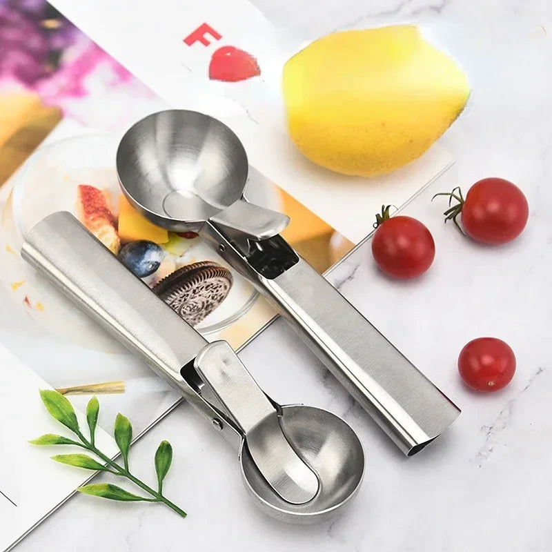 Colher de sorvete de aço inox