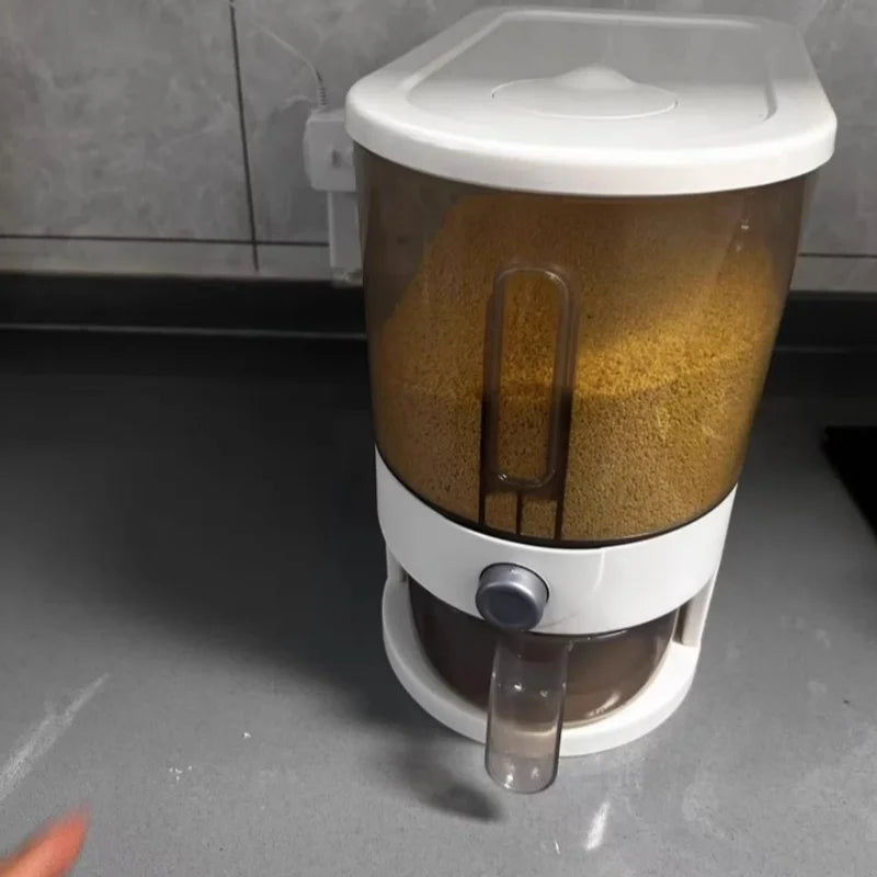 Dispenser automático de cereais e arroz