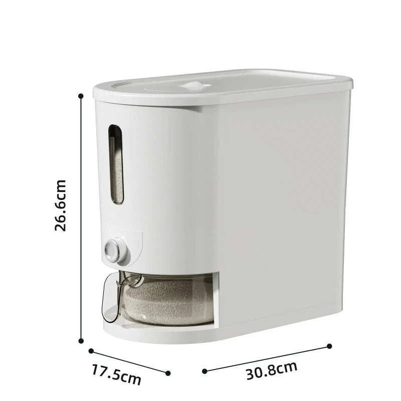 Dispenser automático de cereais e arroz
