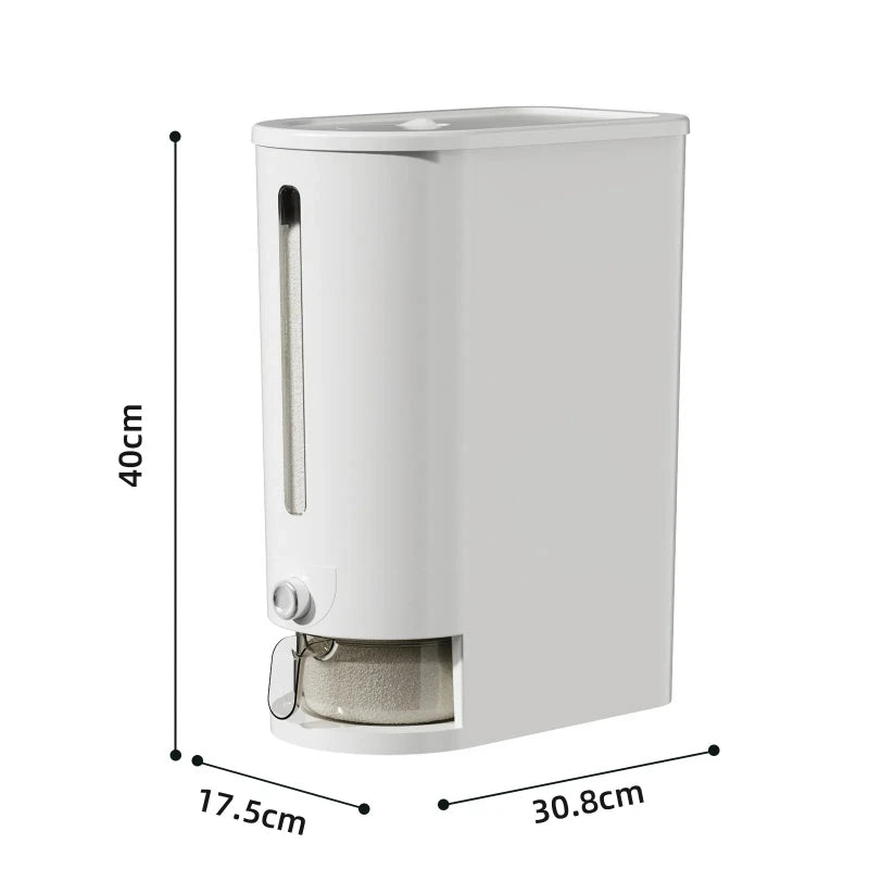 Dispenser automático de cereais e arroz