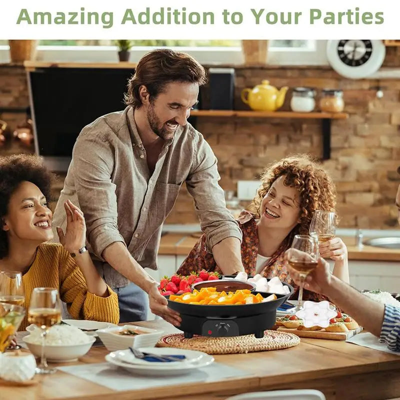 Conjunto de fondue elétrico