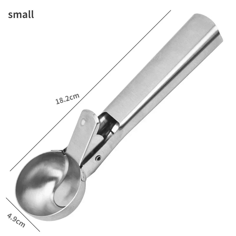 Colher de sorvete de aço inox