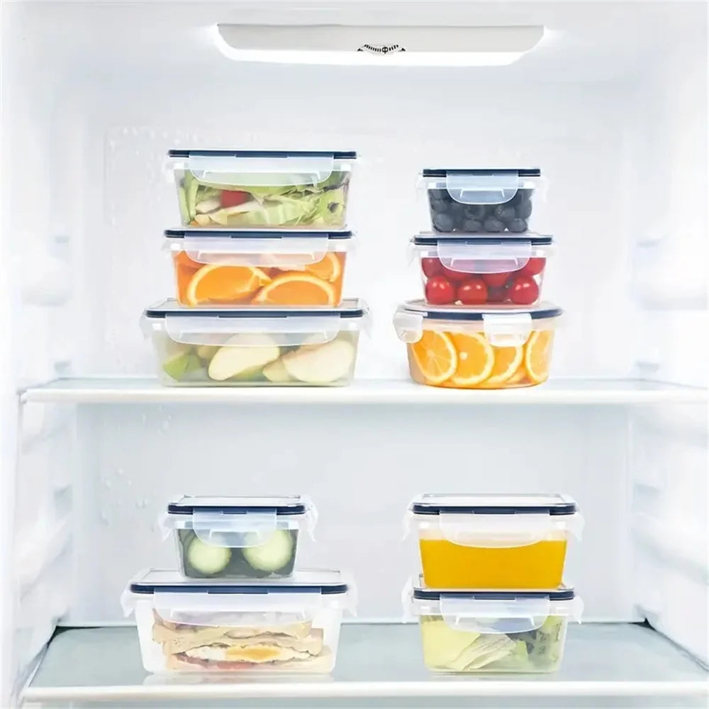 Conjunto de recipientes para alimentos de cozinha