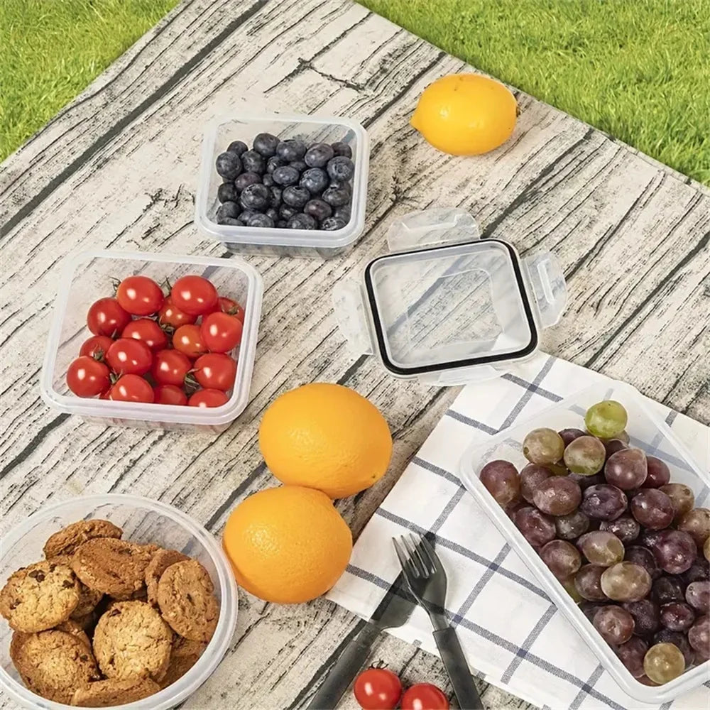 Conjunto de recipientes para alimentos de cozinha