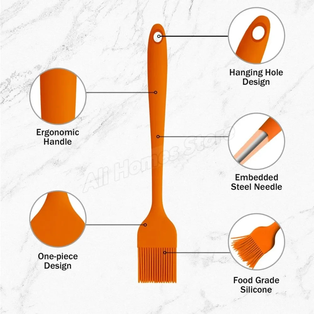 Pincel de silicone para untar
