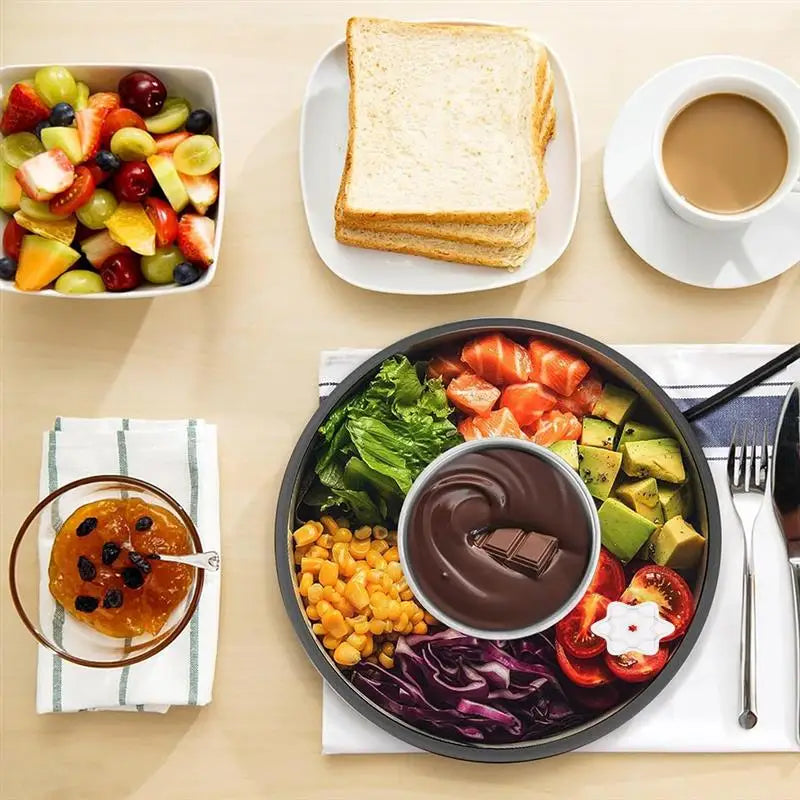 Conjunto de fondue elétrico