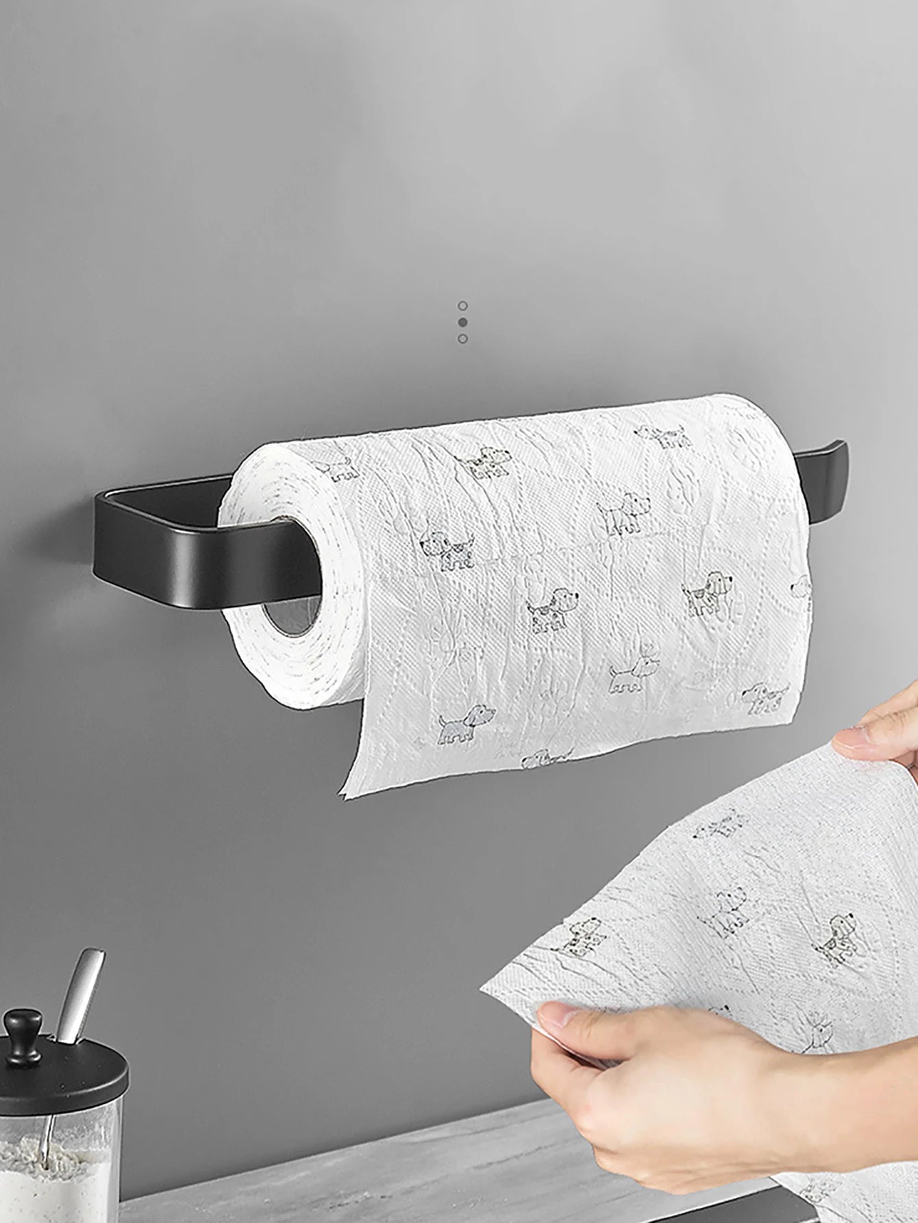 Suporte de bancada para papel toalha