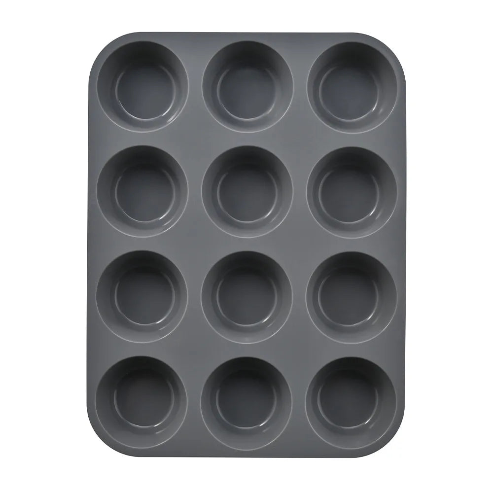 Forma de silicone para assar 12 e/ou 24 furos