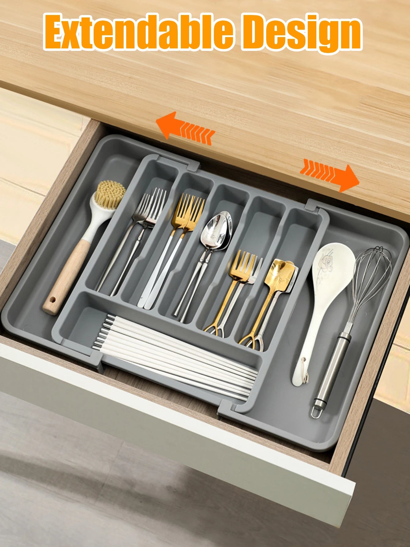 Organizador de gavetas de cozinha