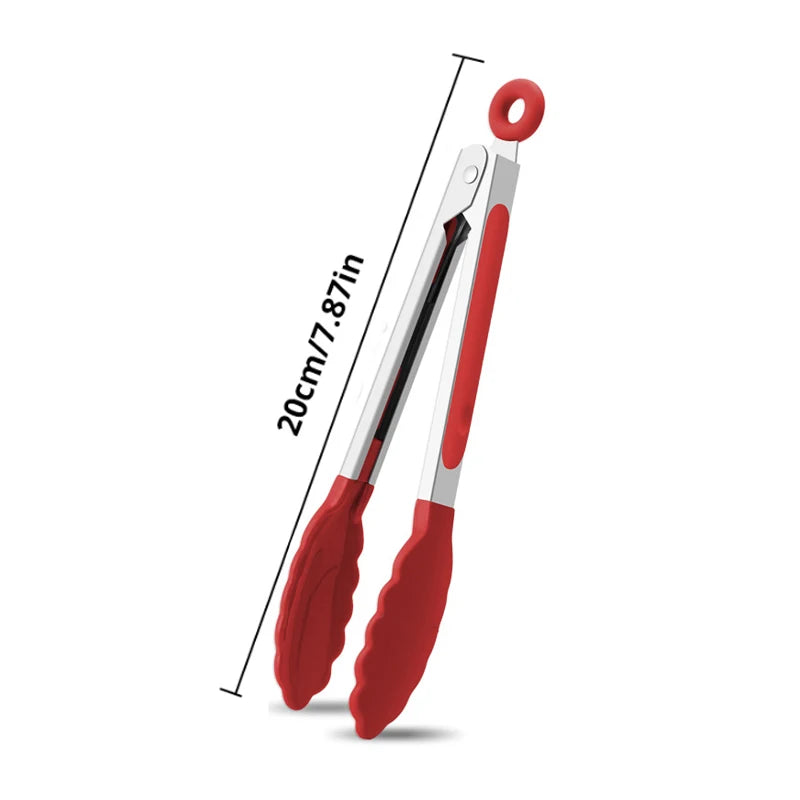 Pinça de silicone com aço inoxidável
