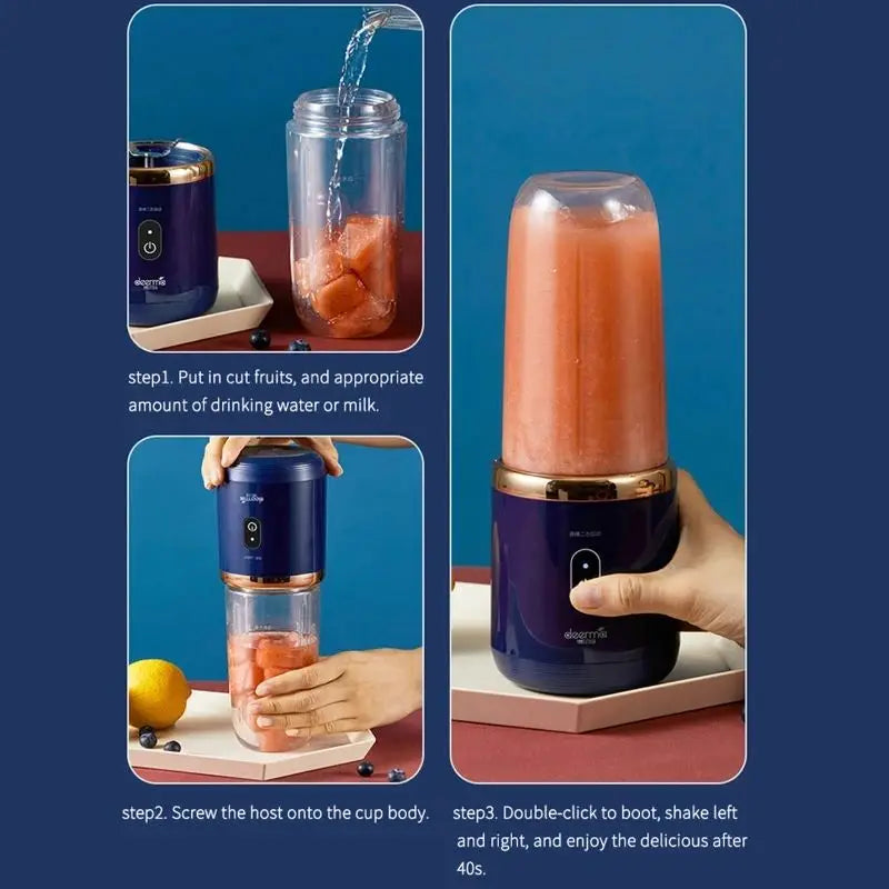 Liquidificador portátil para sucos e smoothies