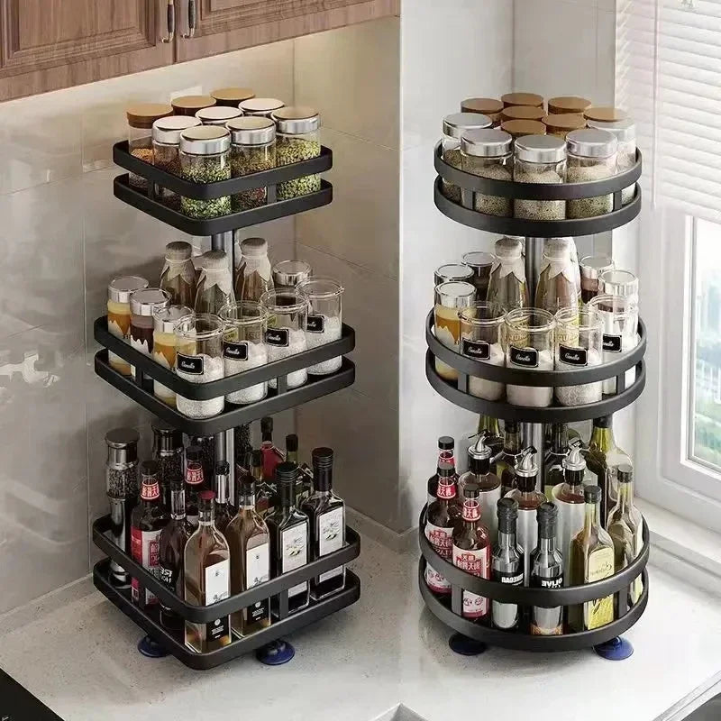 Suporte para temperos com rotação de 360º