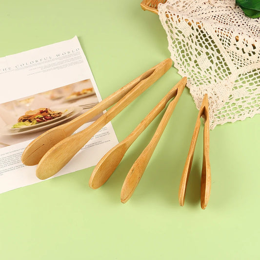 Pegador de comida de bambu