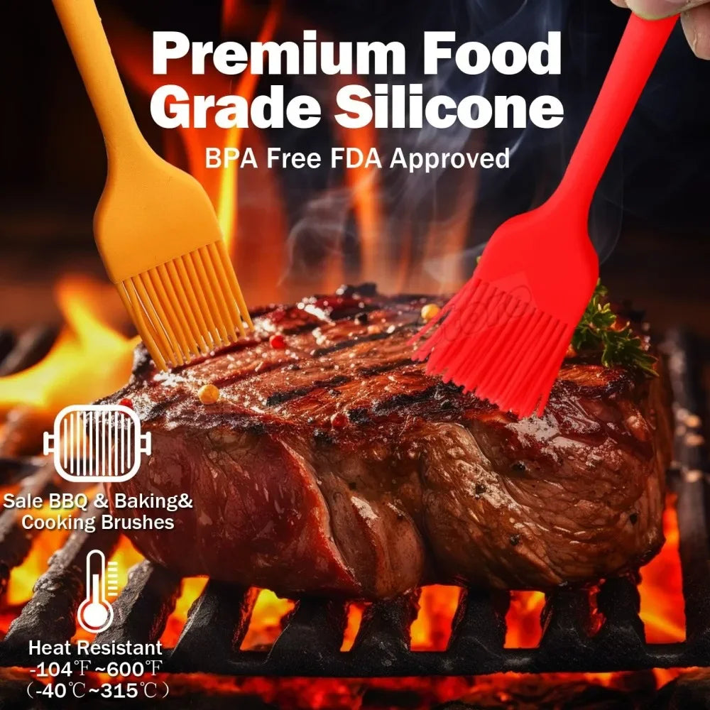 Pincel de silicone para untar