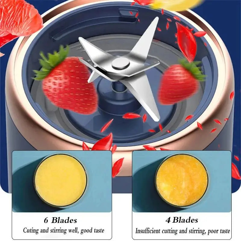 Liquidificador portátil para sucos e smoothies
